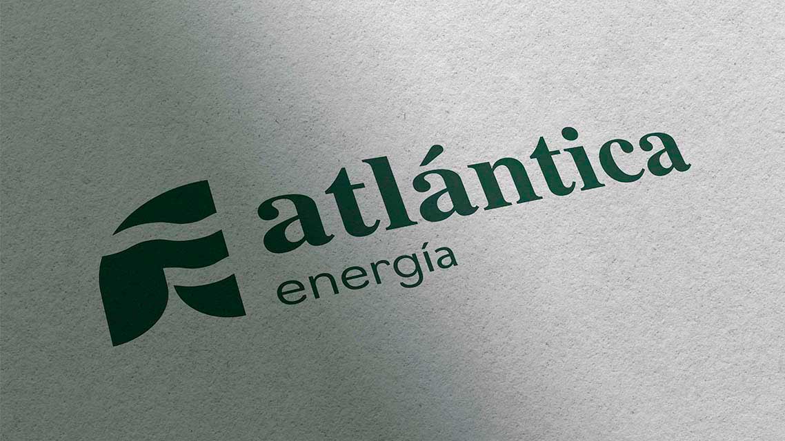 imagen corporativa Atlántica Energía, branding